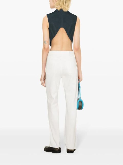 TOTEME mid-rise straight jeans - White
