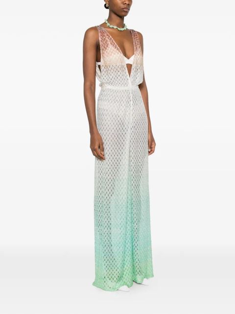 Missoni V-neck jumpsuit - Neutrals