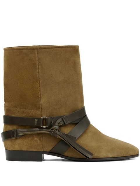 ISABEL MARANT Rejen strap boots - Brown - zdjęcie produktu nr 1