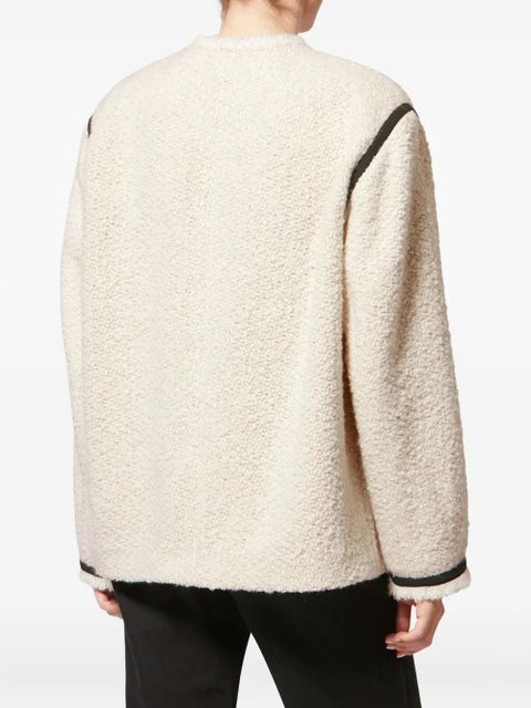ISABEL MARANT MAYLIN button trim jacket - Neutrals