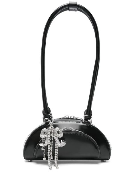 Self-Portrait Curved Charm shoulder bag - Black - zdjęcie produktu nr 1