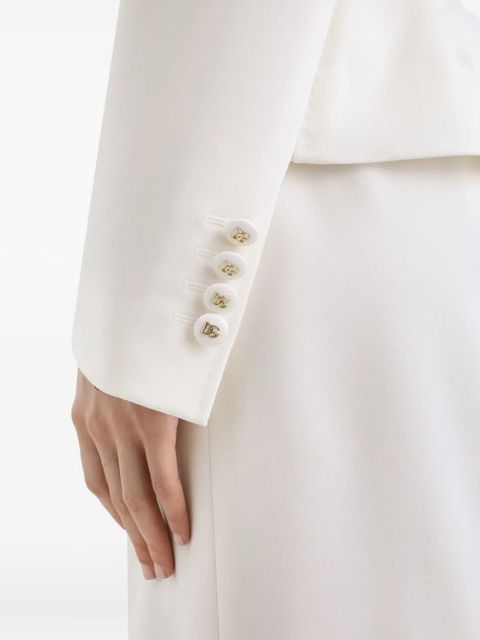 Dolce & Gabbana double-breasted button jacket - White