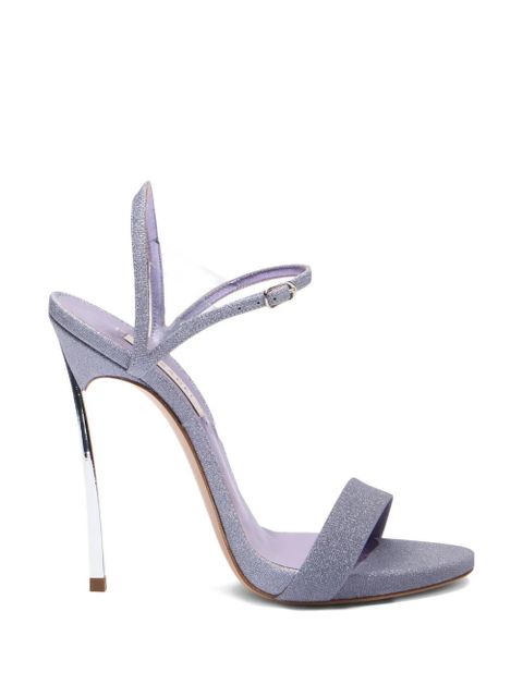 Casadei V Celebrity glittered sandals - Purple - zdjęcie produktu nr 1