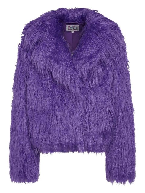 MC2 Saint Barth faux-fur coat - Purple - zdjęcie produktu nr 1