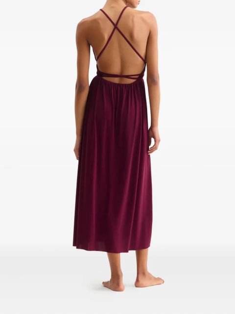 ERES Ines halterneck long dress - Purple - zdjęcie produktu nr 2