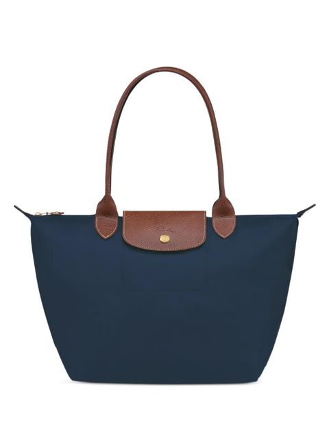 Longchamp medium Le Pliage tote bag - Blue - zdjęcie produktu nr 1