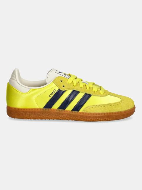 adidas Originals sneakersy Samba OG damskie kolor żółty JI2594