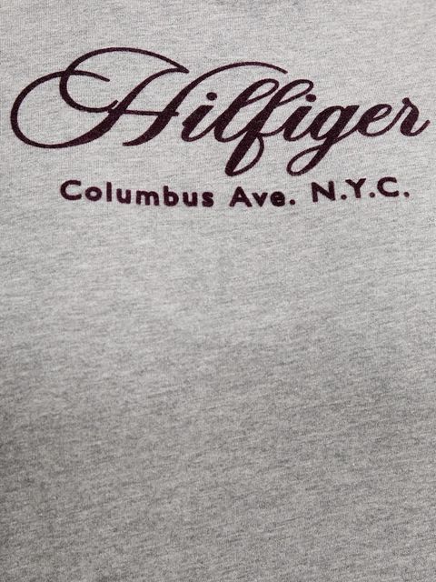 Tommy Hilfiger t-shirt bawełniany damski kolor szary WW0WW46120