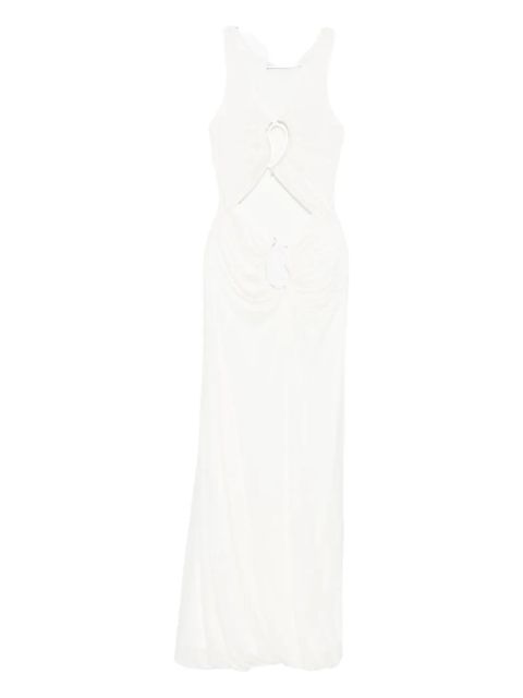 Christopher Esber paisley-ring dress - White