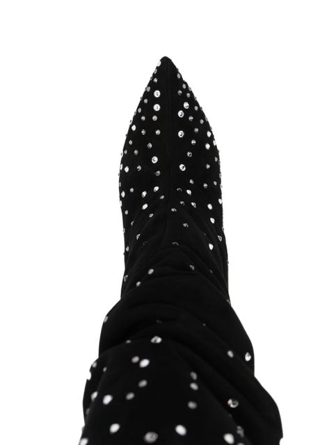 Paris Texas Holly 110mm stiletto boots - Black