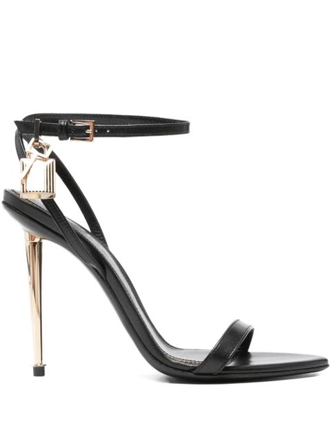 TOM FORD lock-detail sandals - Black - zdjęcie produktu nr 1