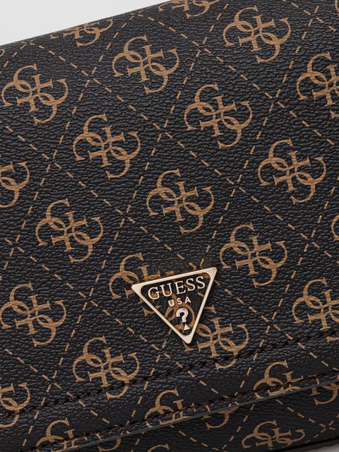 Guess torebka NOELLE kolor brązowy HWQG96 72210