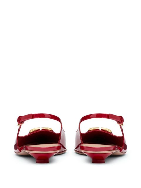 Valentino Garavani 20mm VLogo The Bold Edition ballet flats - Red