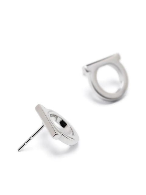 Ferragamo L Gancini earrings - Silver