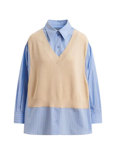 Essentiel Antwerp striped-pattern shirt - Blue - zdjęcie produktu nr 1