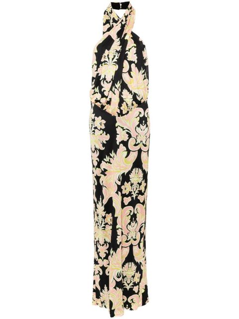 ETRO paisley-print halterneck dress - Black - zdjęcie produktu nr 1
