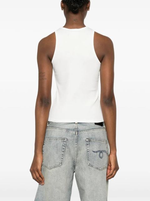 FARM Rio embroidered tank top - White