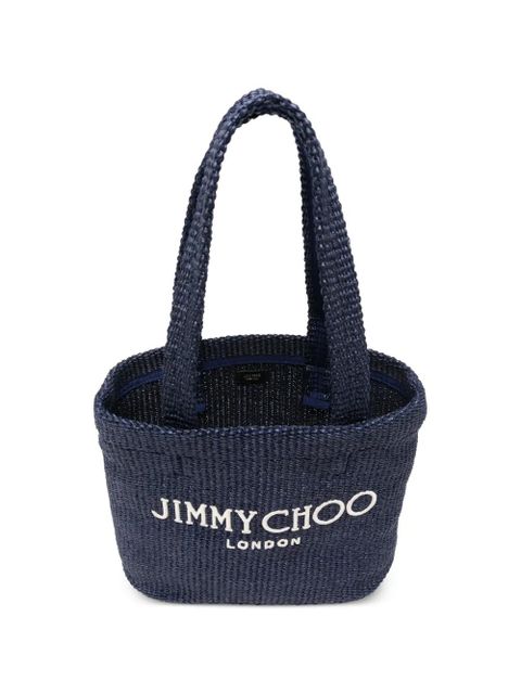 Jimmy Choo logo tote bag - Blue