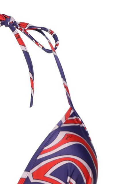 PUCCI geometric-print bikini top - Blue - zdjęcie produktu nr 2