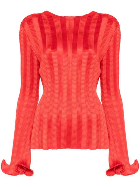 Simkhai Carys blouse - Red - zdjęcie produktu nr 1