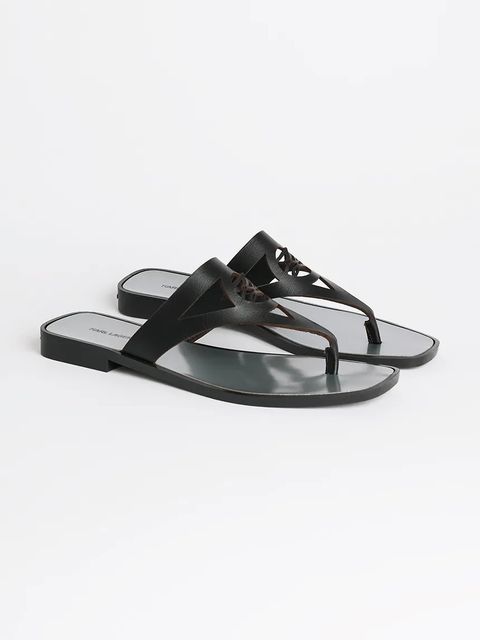 Karl Lagerfeld japonki skórzane SKOOT II - zdjęcie produktu nr 1