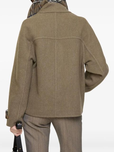 Burberry double-breasted wool jacket - Green - zdjęcie produktu nr 2