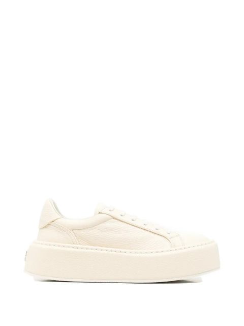 Casadei I-Box platform leather sneakers - Neutrals - zdjęcie produktu nr 1
