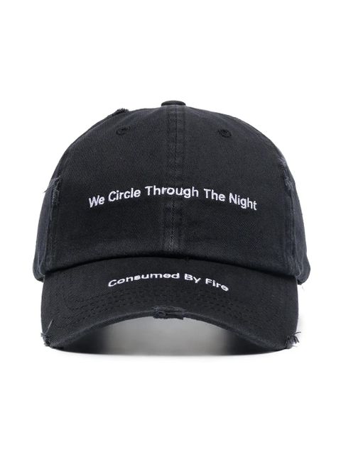 MISBHV embroidered slogan baseball cap - Black - zdjęcie produktu nr 1