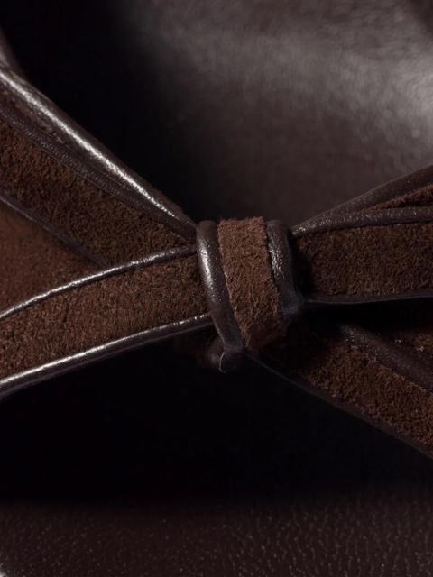 Miu Miu bow-detail block-heel sandals - Brown