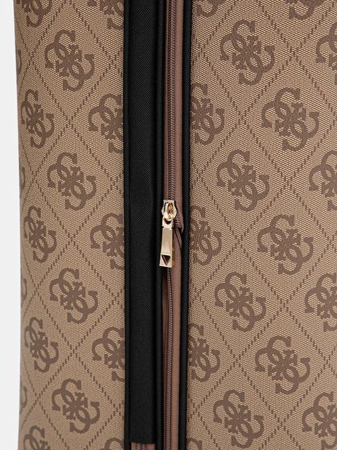 Guess walizka BERTA MEDIUM kolor brązowy TWOB86 88982