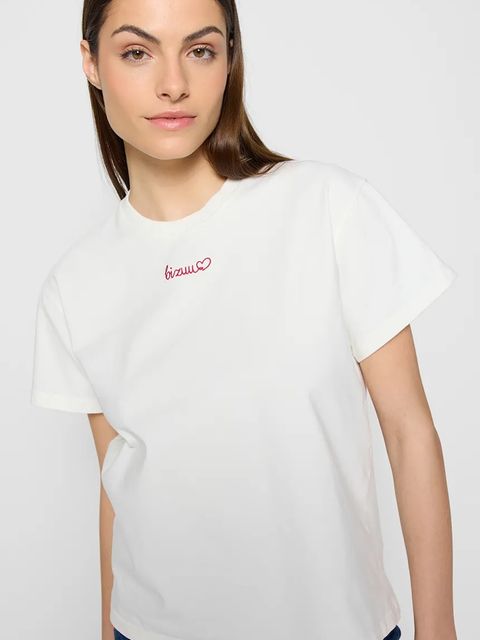 BIZUU T-shirt damski bawełniany SEYA - zdjęcie produktu nr 1