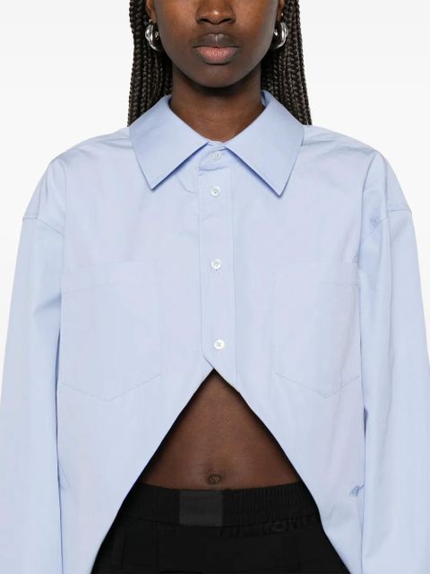 Alexander Wang pull back shirt - Blue