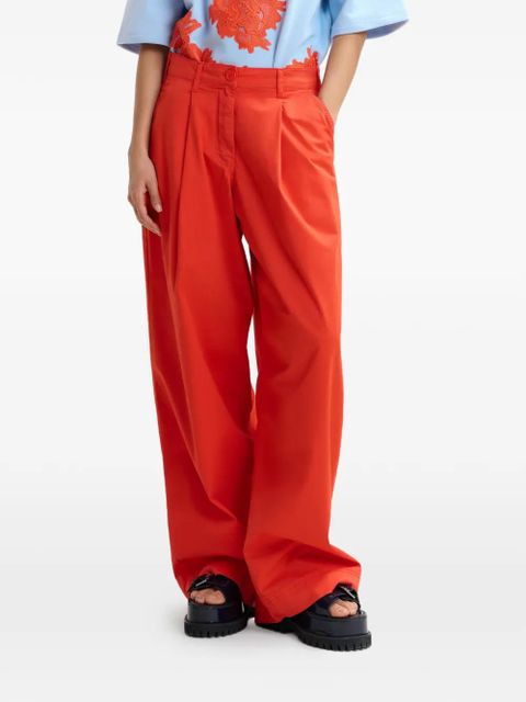Essentiel Antwerp Jumpy wide-leg trousers - Red