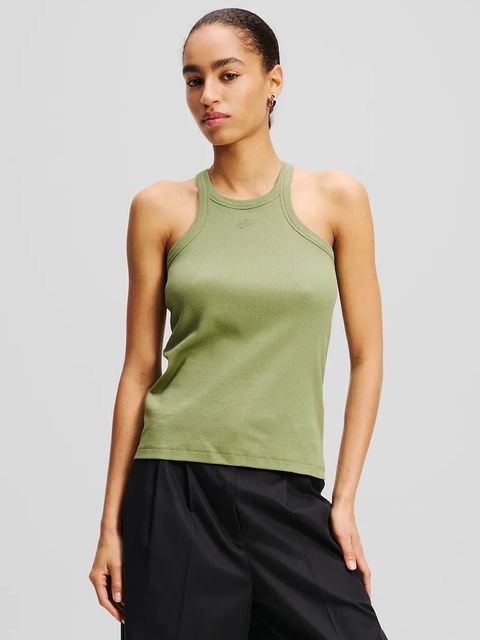 Karl Lagerfeld top kolor zielony A2W17107 - zdjęcie produktu nr 1