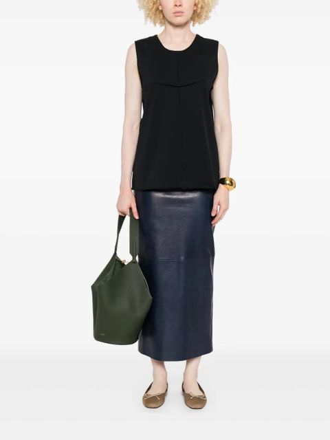 KHAITE organic cotton top - Black - zdjęcie produktu nr 2