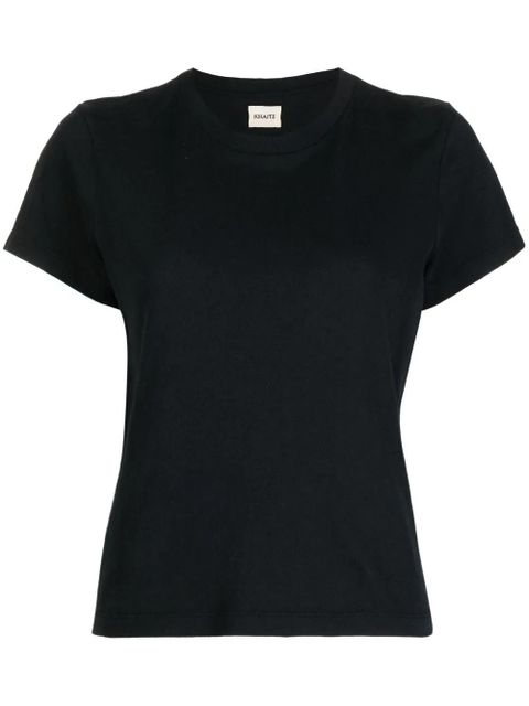 KHAITE The Emmylou cotton T-shirt - Black - zdjęcie produktu nr 1