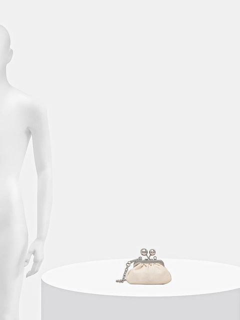 Weekend Max Mara torebka skórzana DIOMEDE kolor beżowy 2615721044600