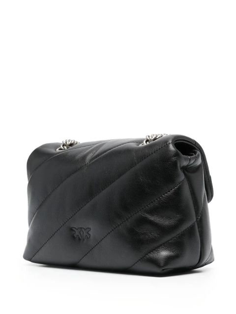 PINKO mini Love Puff leather shoulder bag - Black