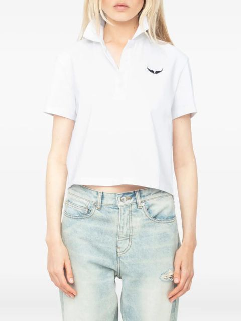 Zadig&Voltaire Mirta polo shirt - White