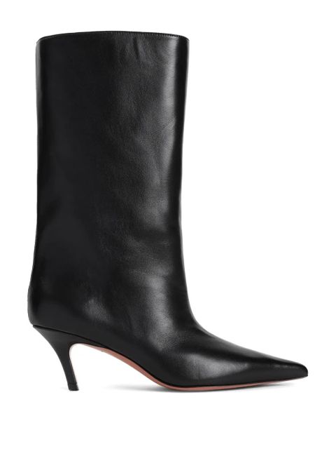 Amina Muaddi 60mm Fiona boots - Black - zdjęcie produktu nr 1