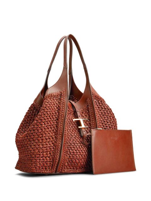 Tod's medium T Timeless tote bag - Brown - zdjęcie produktu nr 2