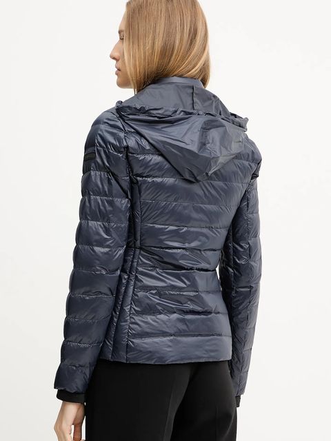 Armani Exchange kurtka puchowa kolor niebieski przejściowa XW001920 AF18757 - zdjęcie produktu nr 2