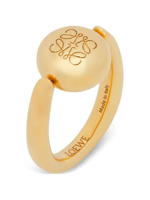 LOEWE crystal-embellished ring - Gold