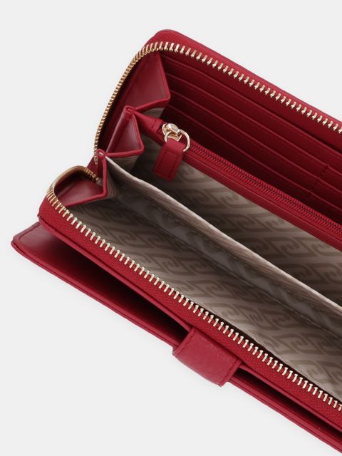 Liu Jo portfel damski kolor czerwony AA6201 E1109