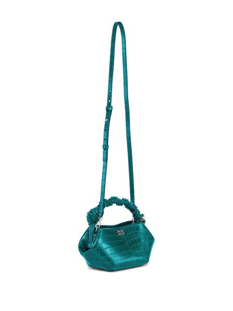 GANNI mini Bou tote bag - Green