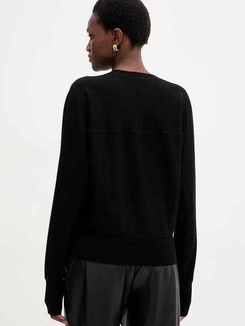 Pinko sweter damski kolor czarny lekki 105417 A18M - zdjęcie produktu nr 2