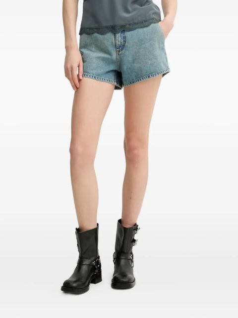 Zadig&Voltaire logo-plaque denim shorts - Blue - zdjęcie produktu nr 1