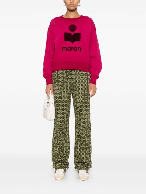 MARANT ÉTOILE Mobyli logo-print sweatshirt - Pink - zdjęcie produktu nr 2