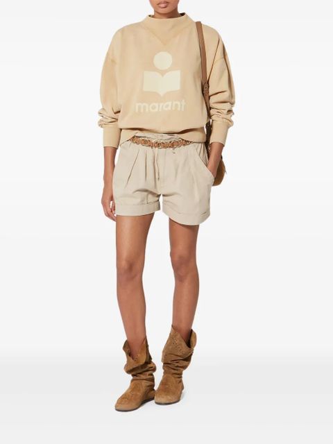 MARANT ÉTOILE Moby logo sweatshirt - Neutrals