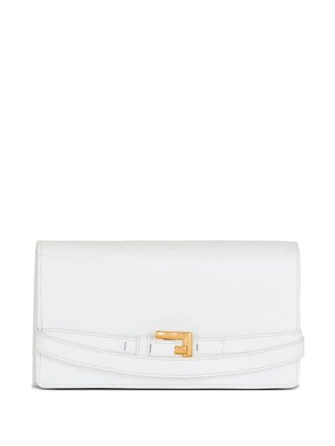 Balmain belt-detail clutch bag - White - zdjęcie produktu nr 1